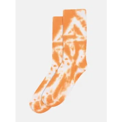 Mp Denmark Adler Ankle Socks In Orange