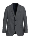 Mp Massimo Piombo Man Blazer Lead Size 42 Virgin Wool In Grey