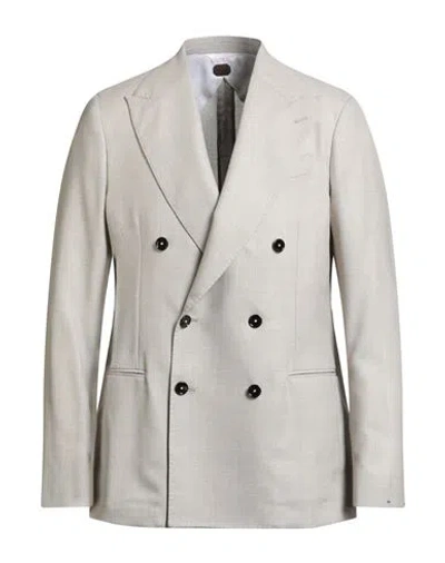 Mp Massimo Piombo Man Blazer Sand Size 40 Virgin Wool