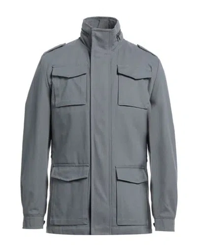 Mp Massimo Piombo Man Jacket Grey Size 42 Cotton