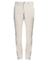 Mp Massimo Piombo Man Pants Light Grey Size 38 Cotton, Elastane
