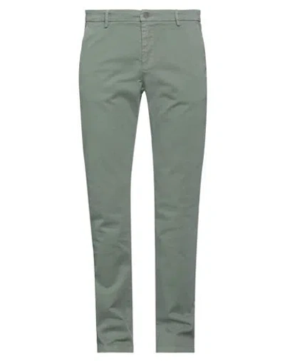 MP MASSIMO PIOMBO MP MASSIMO PIOMBO MAN PANTS MILITARY GREEN SIZE 38 COTTON, ELASTANE