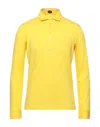 Mp Massimo Piombo Polo Shirts In Yellow
