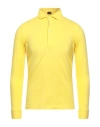 Mp Massimo Piombo Polo Shirts In Yellow
