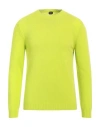 Mp Massimo Piombo Man Sweater Acid Green Size 38 Merino Wool