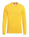 Mp Massimo Piombo Man Sweater Ocher Size L Mako Cotton In Yellow
