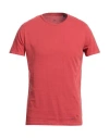 Mp Massimo Piombo Man T-shirt Brick Red Size Xl Cotton In Red