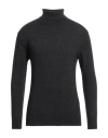Mp Massimo Piombo Man Turtleneck Steel Grey Size Xxl Cashmere In Grey