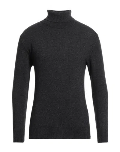 Mp Massimo Piombo Man Turtleneck Steel Grey Size Xxl Cashmere