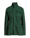 Mp Massimo Piombo Woman Jacket Green Size 10 Cotton In Green