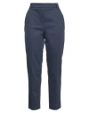 Mp Massimo Piombo Woman Pants Midnight Blue Size 10 Cotton, Polyester, Elastane