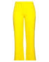 Mp Massimo Piombo Woman Pants Yellow Size 10 Polyester, Elastane In Yellow