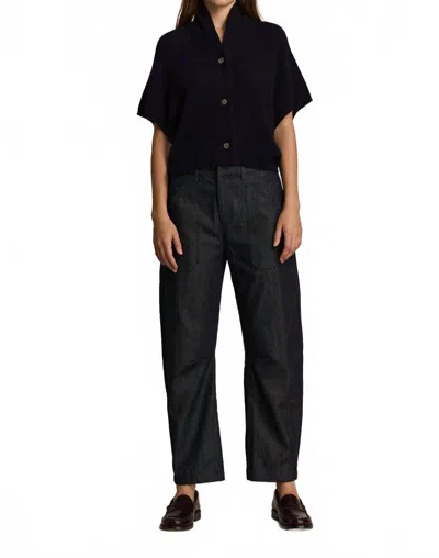 M.patmos Anable Mid Rise Pant In Denim In Black