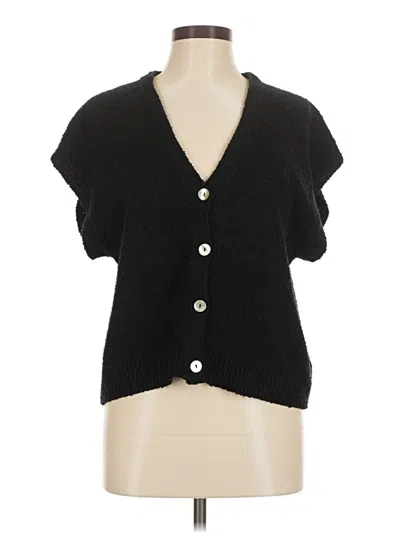 Pre-owned M.patmos Cardigan Sweater In Black