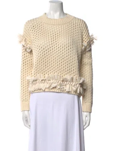 Pre-owned M.patmos Crew Neck Sweater In Neutral