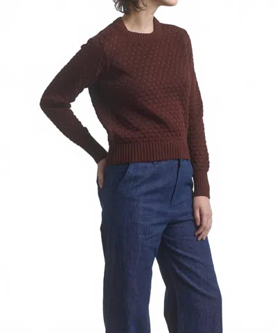 M.patmos Diana Crew Pullover In Berry In Pink