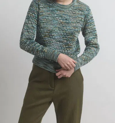 M.patmos Diana Pullover Sweater In Green Combo