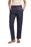 M.patmos Lou Tapered Leg Pant In Dark Denim In Multi