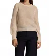M.patmos Maria Mesh Pullover Sweater In Ivory In Multi