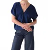 M.patmos Merrick V-neck Top In Navy In Blue