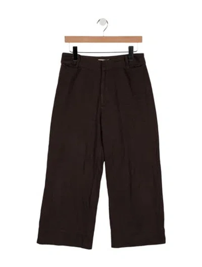 Pre-owned M.patmos Mid-rise Straight Leg Jeans In Brown