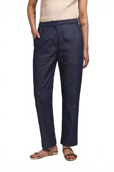 M.patmos Naturally Dyed Lou Pant In Dark Denim In Blue