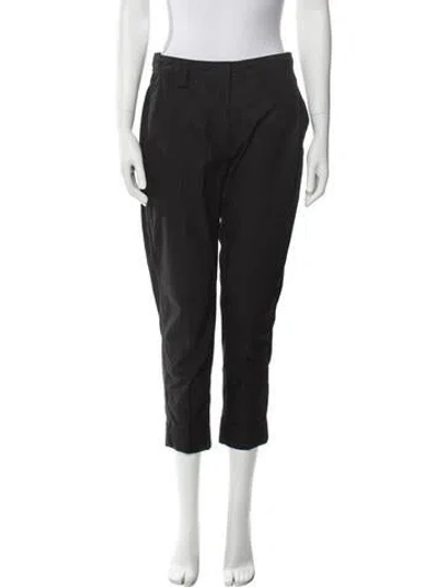 Pre-owned M.patmos Straight Leg Pants In Black