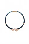 M.patmos Women's Vintage Donald Stannard Rams Head Choker In Teal In Blue
