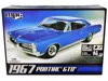 Mpc Skill 2 Model Kit 1967 Pontiac Gto 1/25 Scale Model By  In Blue