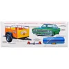 Mpc Skill 2 Model Kit 1968 Dodge Coronet Hardtop With Trailer 1-25 Scale Model