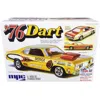Mpc Skill 2 Model Kit 1976 Dodge Dart Sport With Two Figurines 3 In 1 Kit 1-25 Scale Model