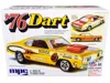 Mpc Skill 2 Model Kit 1976 Dodge Dart Sport With Two Figurines 3 In 1 Kit 1/25 Scale Model By