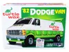Mpc Skill 2 Model Kit 1982 Dodge Van Custom "turtle Wax" 2-in-1 Kit 1/25 Scale Model By