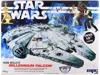 Mpc Skill 3 Model Kit Han Solo's Millennium Falcon "star's: A New Hope" (1977) Movie 1/72 Scale Model By In Gray