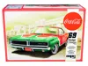 Mpc Skill 3 Snap Model Kit 1969 Dodge Charger Rt "coca-cola" 1/25 Scale Model By