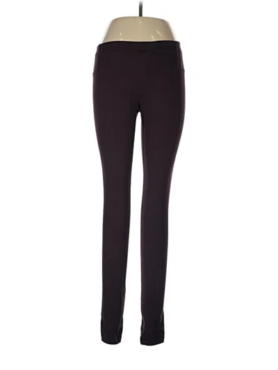 Pre-owned Mpg Active Pants In Burgundy