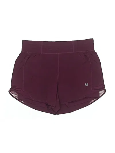 Pre-owned Mpg Athletic Shorts In Burgundy