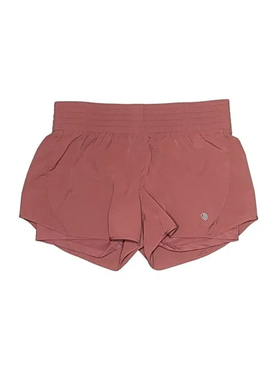 Pre-owned Mpg Athletic Shorts In Burgundy