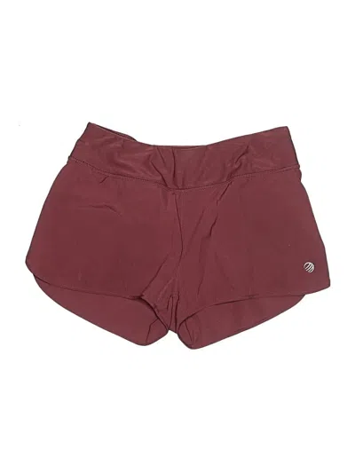 Pre-owned Mpg Athletic Shorts In Burgundy