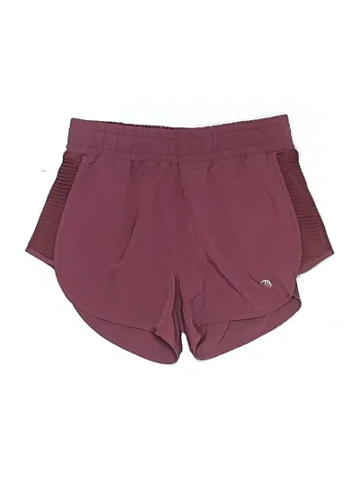 Pre-owned Mpg Athletic Shorts In Burgundy