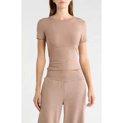 Mpg Breeze Wrapped T-shirt In Neutral