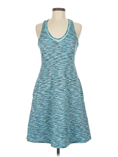 Pre-owned Mpg Casual Dress In Blue