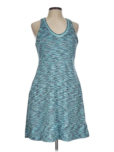 Pre-owned Mpg Casual Dress In Teal