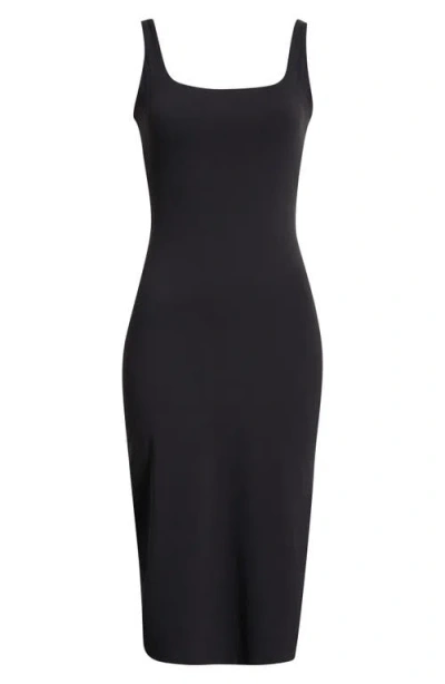Mpg Cloud Body-con Midi Dress In Black