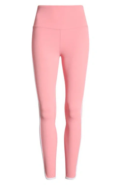 Mpg Cloud Duo Stripe Leggings In Pink