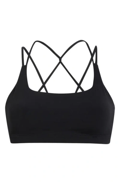 Mpg Cloud Strappy Sports Bra In Black