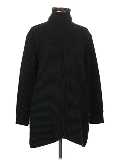Pre-owned Mpg Coat In Black