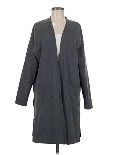 Pre-owned Mpg Coat In Gray