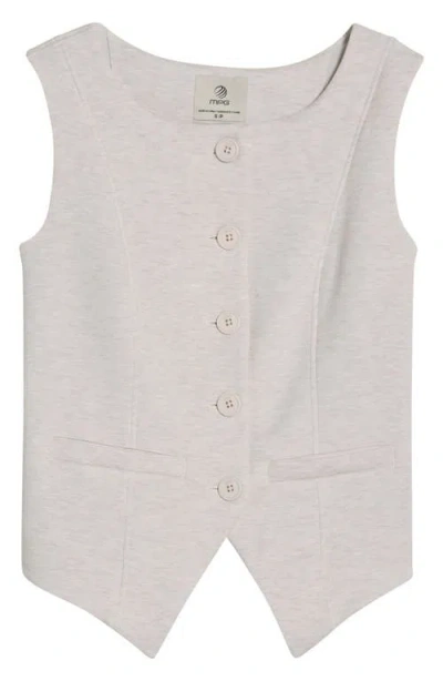 Mpg Dreamweave Knit Button Front Vest In Multi