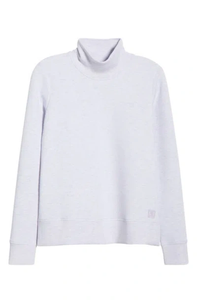 Mpg Dreamweave Recycled Polyester Blend Mock Neck Sweatshirt In White